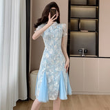 2025 New Chinese Embroidery Desire Style Super Fairy Temperament Harvesting Girl Improves