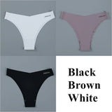 Hot Silk Sexy Women's Panties String Seamless Thongs Female Underwear Tanga Panties Low-Rise Lingerie Panty