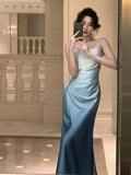 Women Elegant Bodycon Midi Dress Summer Spaghetti Strap Party Prom Wedding Long Vestidos Female Chic