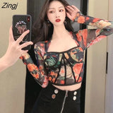 Sleeve T-shirts Women Simple Patchwork New Arrival Popular All-match Korean Style Leisure Summer Cool Thin Clothing