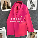 Zingj Fried Street Small Suit Jacket Female 2024 Spring And Autumn New Korean Version Web Celebrity Temperament Small Casual
