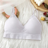 Seamless Women Bra Tank Tops Underwear Women Adjustable Shoulder Strap Wire Free Bralette Female Lingerie Brassiere