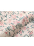 New Floral Print Suspender Top Women 2022 Sexy Bodycon Crop Tops Y2K Vintage Sleeveless Off Shoulder Casual Cute