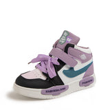 Zingj Casual Shoes Help Children's Sports Shoes 2023 Autumn New Soft-Soled Board Shoes Boys' High-Top Running