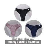 Sexy Women's Panties Cotton Brazilian Underwear Women V Waist Women's Thong Female Underpants Intimate Lingerie