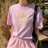 Zingj Korean Chic Summer New Embroidery Stereo Letter Casual Simple Age Reduction Round Collar Short Sleeve Versatile