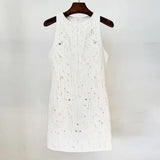 Spring And Summer New Star Temperament Fashion Heavy Industry Nails Set With Sleeveless Vest