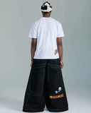Men's Jeans Y2K Bag Vintage High-Quality Pattern Hip-Hop Street Leisure Men Harajuku Wide