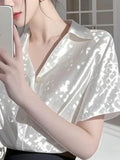 Year's Explosion Of White Long-Sleeved Set Of Sleeves Of Women's Dress 2025 Early Spring New Korean Loose Match French