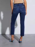 Direct Selling High Waist Slim Elastic Fashion Retro Women's Jeans Hot Style-Outfit