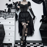 Autumn New Trailing Waist Skirt Temperament Elegant Court Style Jacquard Spliced Blouse