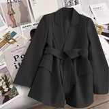 Zingj Lace Suit Jacket Female 2024 Autumn New Design Sense Temperament Korean Version Casual Trend