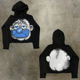 Men's Hoodie Y2K Original Hip-Hop Cartoon Graphic Printing Pullover Fashion Leisure