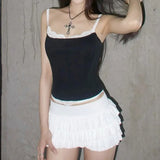 Lace Lace Fashion Design Sense With A Small Sling Top Girl 2024 Hot Girls Sexy Knitted