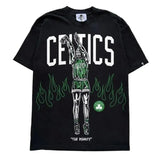 Men's T-Shirt Pure Cotton Street Clothing Animation Leisure Oversized Basketball Printed Short-Sleeved Shirt