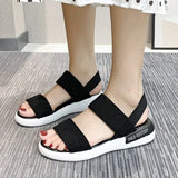 Zingj Sandals Stretch Tight 2023 Summer New Style Students Wear Fairy Roman Beach