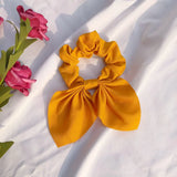 Women Rabbit Ear Hair Scrunchie Vintage Knot Elastic Hair Band Girl Ponytail Holder Hair Ring Rope Fashion Hair