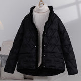 Mink Wool Down Jacket Female 2024 Winter Fashion New Chinese Style Design Feeling Pressure Glue Foreign Style Small White Duck Down Coat-Outfit