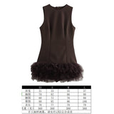 Party Dress Women's Cascadal Short Dress 2025 Dress-Up Long Sleeves Of The