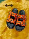 Zingj Size Slippers Female 2023 New Sweet Cool Belt Buckle Willow Nail Flat Slippers Wear Open Toe Word
