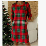 Casual Fashion One-Step Skirt 2025 New Ins Style Simple Straight V-Neck Long