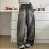 Logo Print Vintage Washed Baggy SweatpantsOutfit