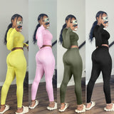 Womens Two 2 Piece Sets Sweatsuits Pink Winter Tracksuit For Women Outfits Long Sleeve Top Pants Suits Black Matching Sets
