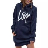 Long Dress In The New Hot Selling Explosive Hoodie In The Autumn And Winter Of