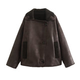 Women's New Autumn And Winter Loose Fur Warm Jacket Women's Cotton