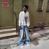 Loose Hoodie Straight Trousers Street Fashion Ins Trendy H-Hop