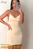 Spaghetti Strap Elegant Draped Mini Dress for Women Outfit Summer Sleeveless Backless Sexy Party Club Dresses