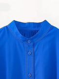 New Laminated Decorative Shirt Dress