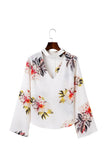 New Spring 2024 Style Neck V-Collar Printed Seersucker