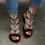 New Large Size Women's Shoes, Fish Mouth, Water Drill Sandals Are Specially Designed For Direct Sale Of Ladies'