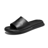 Zingj Men Wear Slippers Summer One-Drag Soft Sole Outdoor Beach Sandals Breathable Casual Slippers