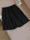 Women shorts Summer Casual Solid Cotton Linen shorts high waist loose shorts for girls Soft Cool female shorts