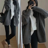 2025 New Colored Knitted Shirt Women's Autumn Winter Leopard Tard New V-Necked