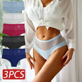Perspective High Waist Women's Panties Seamless Underwear Women See-Through Underpants Girls Intimates Lingerie