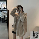 Zingj Dong New Style Korean Edition Loose V Gets Knit Cardigan Female Languid Lazy Wind Restore Ancient Ways Versatile Show Thin Sweater Coat