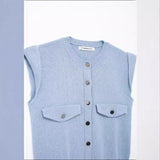Summer Flip Decoration Leisure Knitted Vest