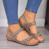 Style Women's Sandals Are Specially Designed For Flat-Soled, Large-Size Spot Direct Sale Of Hollowed-Out Solid-Color Women's