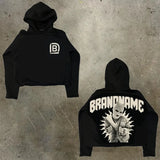 Men's Hoodie Y2K Original Hip-Hop Cartoon Graphic Printing Pullover Fashion Leisure