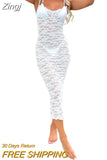 Bandage Long Dress Summer Women Sexy Lace Strap Sleeveless Dresses Fashion Bodycon Club Party Dress Summer