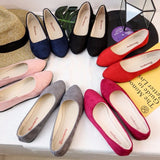 Code 2025 New Large-Size Single-Shoe Korean Version Of Soft Soles Of The Women's Shoes Flat-Soled Women's Bean