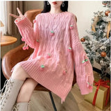 Strawberry Tassel Sweater- Outfit