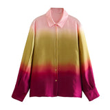 Spring Tie-Dye Printed Fashion Leisure Long-Sleeved