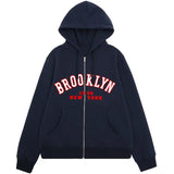 Style Lazy Cardigan Hoodie 2024 Spring And Autumn Oversize Zipper Jacket Couple