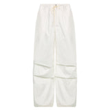 Summer New Spice Girls' Elastic Ribbon Fashion Low-Waist Wide-Legged Leisure