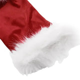 Miss Claus Dress Women Christmas Fancy Party Sexy Santa Off Shoulder Outfits Warm Ladies Velvet A-Line Short