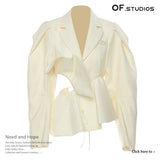 New Overweight Worker Butterfly Burning Flowers Loose-Render Version Of The Blazer Top